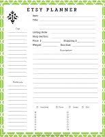 Free Printable Etsy Planner Etsy Planner Etsy Business Planner Etsy Printables