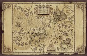 There is no full sized map, just pages like a book, that will expand out into a small portion of the marauders map every so often. Harry Potter Harry Potter Hogwarts The Marauder S Map Paper The Wizarding World Map Medalex Rs