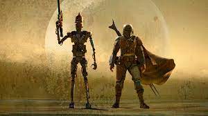 The Mandalorian Episode 1 End Credits Art 1920x1080 Wallpaper Mandalorian Star Wars Art Concept Art
