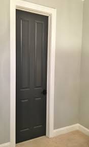 Wall Color Bm Stonington Gray Door Color Bm Wrought Iron Interior Door Colors Grey Interior Doors Painted Interior Doors