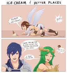 Ice Cream And Better Places Kid Icarus Super Smash Bros Memes Smash Bros Funny Kid Icarus