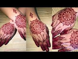 New Stylish Mandala Mehndi Design For Backhand Backhand Mehndi Design Easy And Latest Mehndi Art Yout Mehandi Designs Disegni Henne Semplici Disegni Mehndi