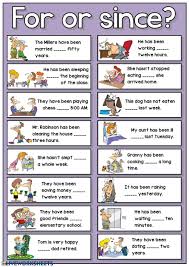 For Or Since Interactive And Downloadable Worksheet You Can Do The Exercises Online Or Download The Wo English Language Teaching Learn English English Grammar