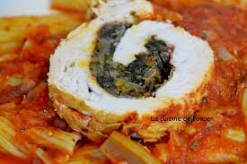 Recette Filet De Dinde Farci Aux Pissenlits Et Creme De Tomate En Pas A Pas Recette Dinde Farcie Creme De Tomate Filet De Dinde