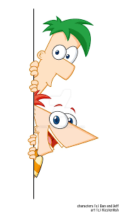 Phineas And Ferb By Kicsterash On Deviantart Cute Cartoon Wallpapers Cartoon Caracters Disney Drawings