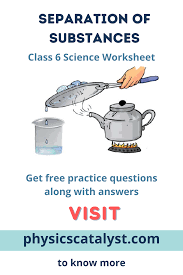 Separation Of Substances Worksheet In 2020 Worksheets Science Science Worksheets