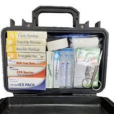There are 3 things people die from when injured. Marine First Aid Kit In Metal Case First Aid Kit For Boats