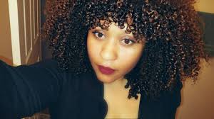 Are there different hairstyles for curly hair with fringe? How I Cut Bangs On My Natural Curly Hair Natively Natural Youtube