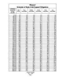 Fillable Online Courts Mo Final Form 14 Chart Courts Mo