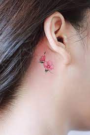 20 Cute Behind The Ear Tattoos For Women In 2021 The Trend Spotter