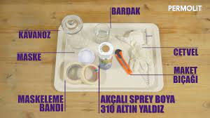 Sprey boyayı açık havada yapmanız gerekir. Home Made Gold Candle Holder How To Make A Candle Holder