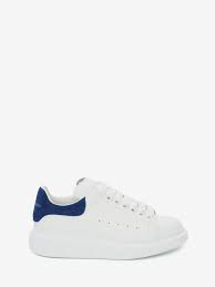 Oversized Sneaker In Paris Blue Sneakers Blue Suede Heels Alexander Mcqueen Sneakers