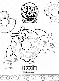 Now you can color your favorite boo. Doughnut Pikmi Pops Hoola The Owl Coloring Pages Printable