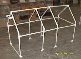 You will need enough pvc pipes to make up the four sides of the canopy tent as well as the support beams. 1 Flexpvc Com Projects Structures Canopies Ladders Dog Jumps Beds Chicken Cages Awning Robots Underwater Camera Enclosures Etc Built With Pvc Parts And Fittings