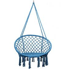 A large set of windows and french doors in white mullions leads to the outdoors and is flanked by heavy cream drapery. China Leisure Swing Cotton Rope Hanging Chair Bedroom Hammock Seat Chair For Patio Porch Patio Garden China Net Swing And Children Toy Price