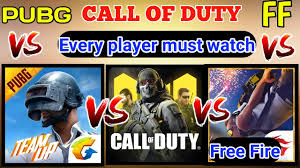 Stickman ff vs cod vs aov. Pubg Vs Call Of Duty Vs Free Fire Which Game Best Mahi Game Zone Youtube