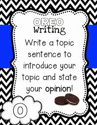 oreo opinion writing teaching with crayons and curls