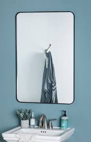 Chances are you'll discovered another black framed medicine cabinet higher design ideas. Black Think Mirror Medicine Cabinet Metal Mirror Mirror Powder Room Decor