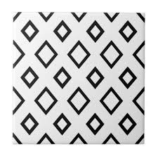 Black And White Ceramic Tile Abstract Geometric Pattern Black And White Ceramic Tile Zazzle Com Black Ceramic Tiles Ceramic Tiles White Ceramic Tiles