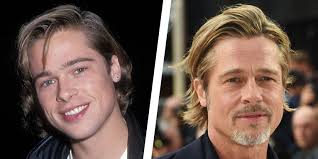Shaving off the sides and slicking the top right back leaves us with brad pitt's fury hairstyle, which has an impressive fierceness to it thanks to the. Brad Pitt S Hair Evolution Photos Of Brad Pitt S Hairstyles