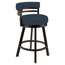 Bar stool rectangular leg cover white counter height stools commercial round back backless paris print matte black bentwood. Becky 26 Counter Height Metal Swivel Barstool In Dark Blue Dillon Williamsburg Faux Leather Capuccino Finish Made In The U S A Taylor Gray Home B521h26graydw