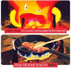 When aggressively cleaning the inside of the castle, sophie rather cruelly places calcifer in a pot, leaving him dangling precariously on a burnt chunk of wood. Pin By Alissa Atlas On Anime Awesomeness Ghibli Movies Howls Moving Castle Awesome Anime