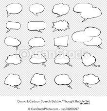 Affordable and search from millions of royalty free images, photos and vectors. Comic And Cartoon Speech Bubble And Thought Bubble Icon Set Vector Illustration Canstock