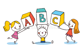 My first step was to make the base that the magnetic letters would stick to. Abc Letters Kids Education Stock Vector Illustration Of Blocks 44341984