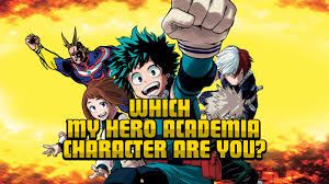 Tv quiz questions and answers. Which My Hero Academia Character Are You Quizondo