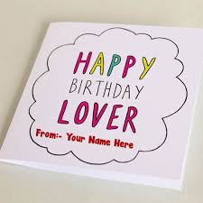 Birthday Card For Lover With Name Pin On Garden