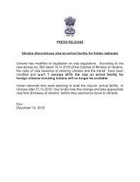 The indian government since june 2014, has been aggressively putting in place an evisa system for inbound tourists. Discontinuation Of Visa On Arrival India In Ukraine Embassy Of India Ukraine Facebook