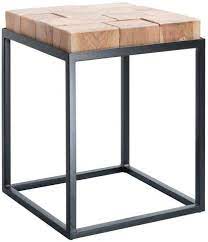 40,5 x 33 x 33 cm, natur 24,90. Wohnling Beistelltisch Andur 39x56x39cm Akazie Metall Couchtisch Massivholz Wohnzimmertisch Industrial Klein Eckiger Sofatisch Wohnzimmer Abstelltisch Modern Designer Stubentisch Massiv Amazon De Kuche Haushalt