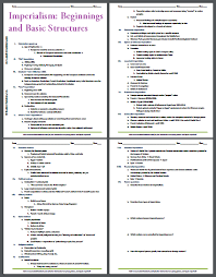 Different motives of the new imperialism. Imperialism Historical Beginnings And Basic Structures Outline Student Handouts