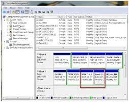 Cara untuk masuk ke disk management sudah diberikan pada artikel sebelumnya yaitu pada artikel tips mempartisi hardisk yang baik dan proporsional. Cara Menghapus Partisi Hardisk Di Windows 7