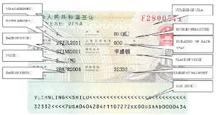 Visa application form of the people's republic of china (form v.2011.a). China Visa