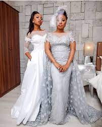 Squadgoals Mo Cheddah Her Sisters Are Picture Perfect For Lola S Wedding Nigerian Wedding Dress Nigerian Bride Dress Wedding Dresses