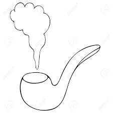 After purchasing you will receive an instant download of this coloring page in png format. Vector Illustration A Leprechaun S Smoking Pipe Smoke Rises Into The Air Coloring Pages For Adults Outline