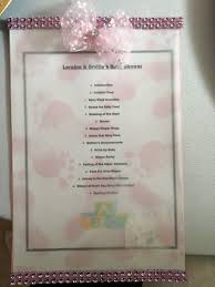 Baby Shower Program Baby Shower Program Baby Shower Centerpieces Baby Shower Activities
