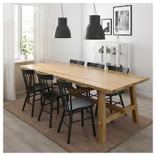 Mockelby Norraryd Tisch Und 6 Stuhle Eiche Schwarz Ikea Deutschland Modernes Esszimmer Speisezimmereinrichtung Esszimmertisch