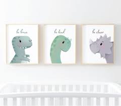Dinosaur Nursery Wall Art Nursery Prints Nursery Decor Etsy Nursery Art Boy Boys Room Wall Art Art Wall Kids