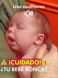 ¿Por qué los bebés a veces roncan?