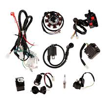 Qauick complete wiring harness kit wire loom electrics stator coil cdi for atv quad 4 four wheelers 150cc 200cc 250cc go kart dirt pit copper thickening wiring harness, more durable and safe. Complete Electrics Cdi Stator Wiring Harness For 150 250cc Atv Quad Buggy Buy At A Low Prices On Joom E Commerce Platform