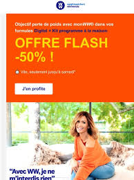 Ich teste für euch weight watchers ww. Weight Watchers Fr Offre Flash 50 Sur Les Formules Digital Kit Programme A La Maison Milled