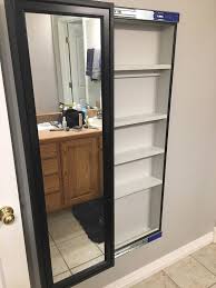 Their full length free standing armoire with mirror border is a chic makeup vanity and space saving jewelry organizer in one. Ganzkorperspiegelschrank Ana White Mobel Diy Dekoration Sliding Mirror Mirror Cabinets Bathroom Decor