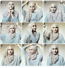 طرق لف الحجاب بالصور والخطوات Gzl7 Hijab Tutorial Stylish Hijab Hijab Style Tutorial