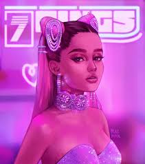 Ariana grande 7 rings wallpaper. Pin On Ariana Grande Drawings