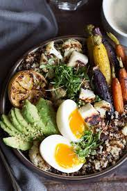 Farmer S Market Breakfast Grain Bowl Cooking With Cocktail Rings Healthy Bowls Recipes Grain Bowl Avocado Recipes