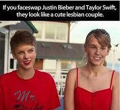 Miley Cyrus Faceswaps Taylor Swift And Justin Bieber And Declares They Look Like A Cute Lesbian Couple Metro News