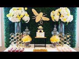 This bumble bee themed baby shower is as sweet as can bee! Mommies 2 Bee Baby Shower Decor Youtube