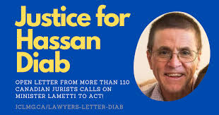 More than 110 Canadian Jurists Demand Justice for Hassan Diab